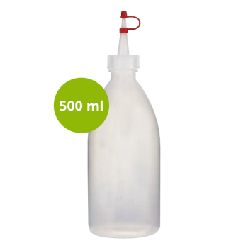 500ml Squeeze bottle with long dropper tip