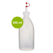 500ml Squeeze bottle with long dropper tip